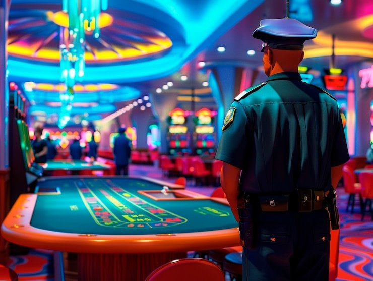 Layar antarmuka aplikasi twich untuk Texas Hold'em Bonus